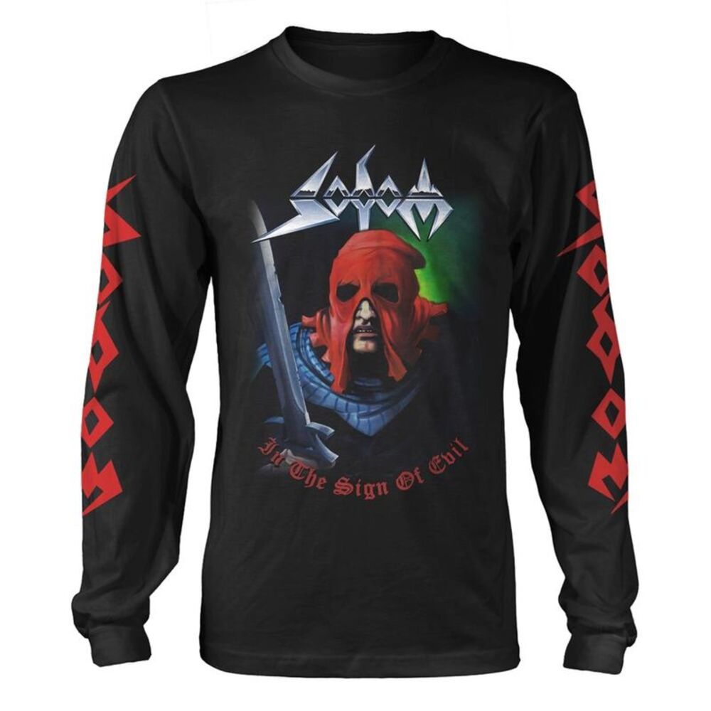 Sodom Unisex Adult In The Sign Of Evil Long-Sleeved T-Shirt / Black